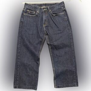 Tommy Hilfiger Classic Blue Jeans 100% Cotton CROPPED Short Leg 30W